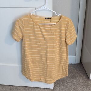 Yellow Striped Women’s Top